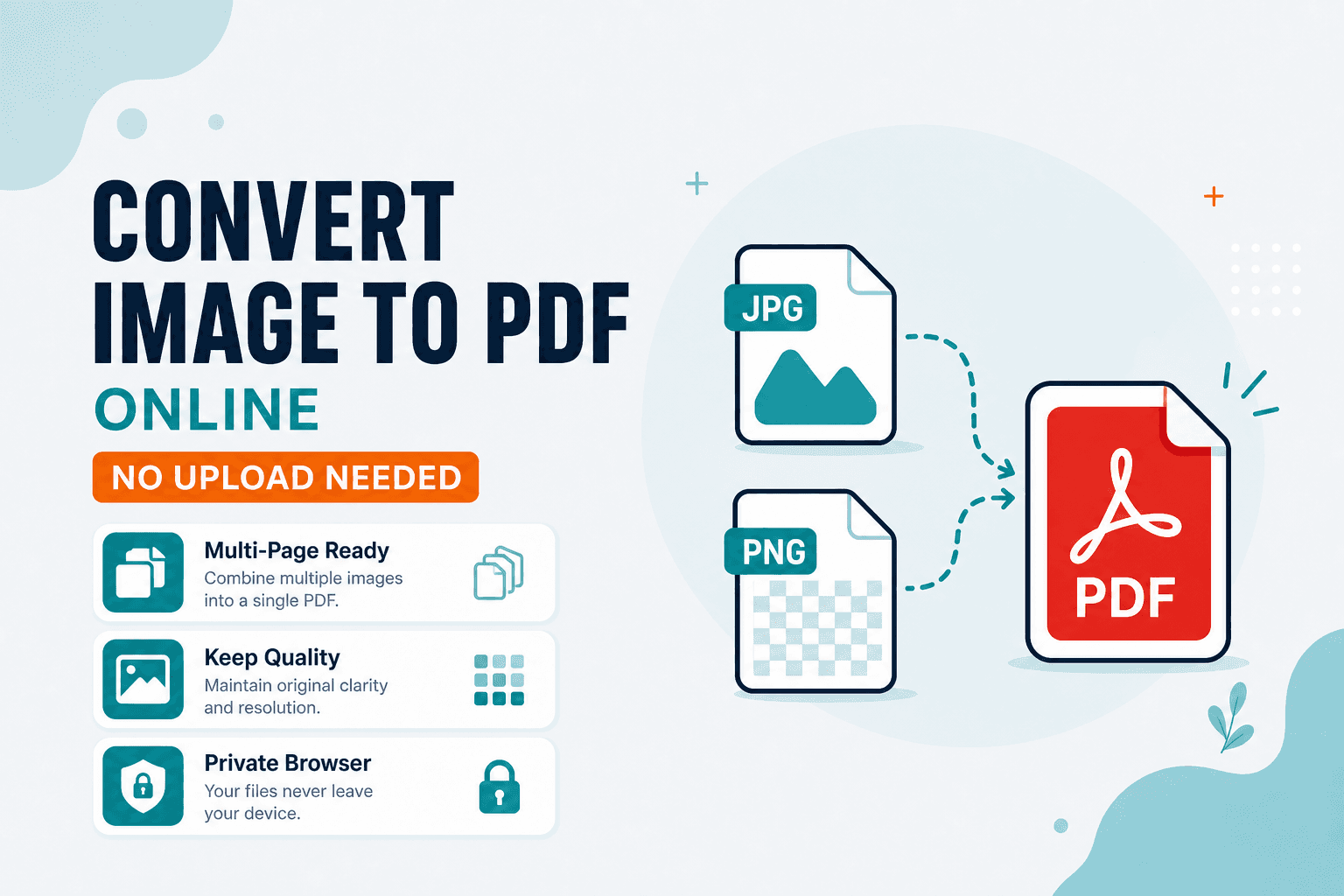 Convert an image to PDF online with NeedAnyTool