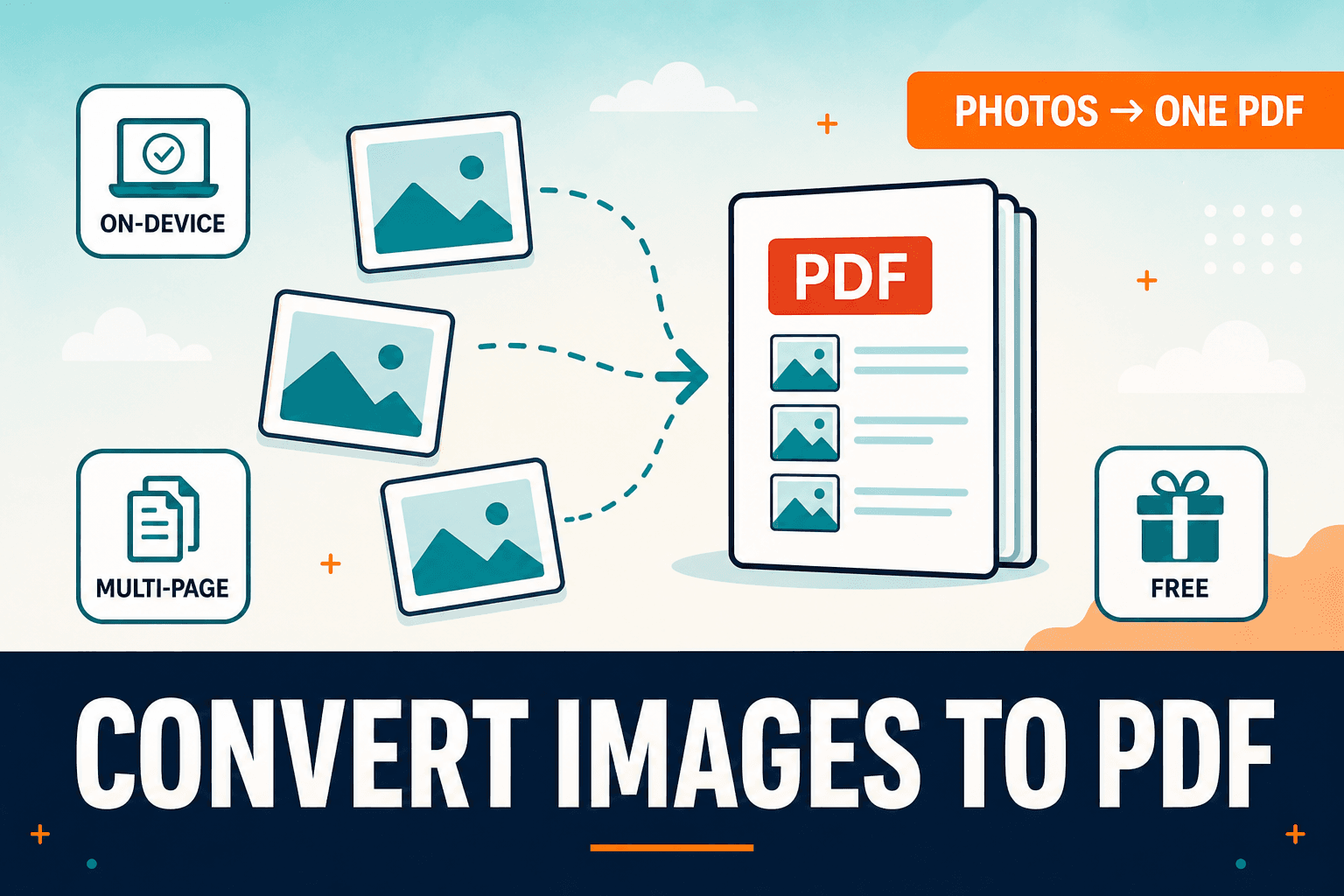 Convert images to a PDF with NeedAnyTool