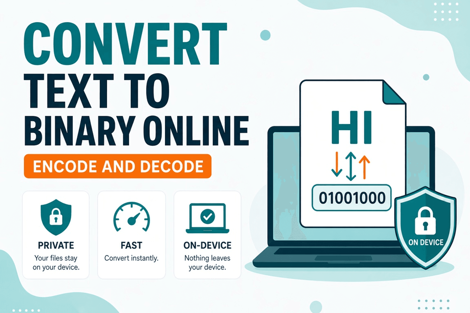 Convert Text to Binary Online (and Back) — NeedAnyTool