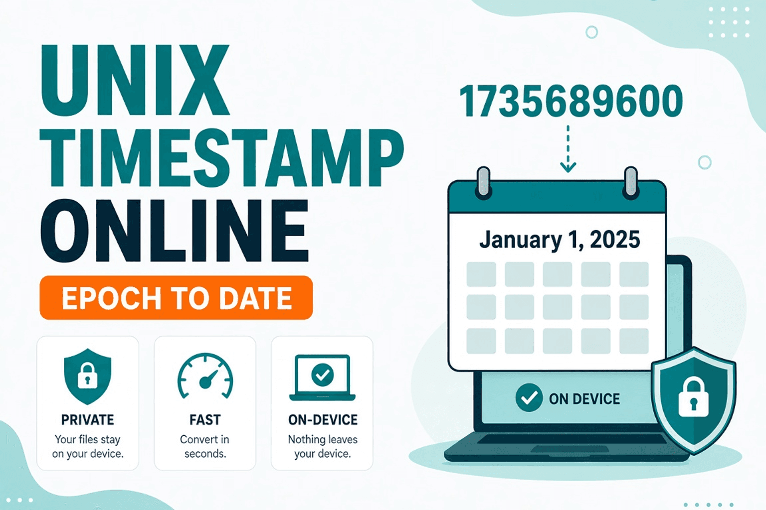 Convert Unix Timestamp Online — Epoch to Date — NeedAnyTool