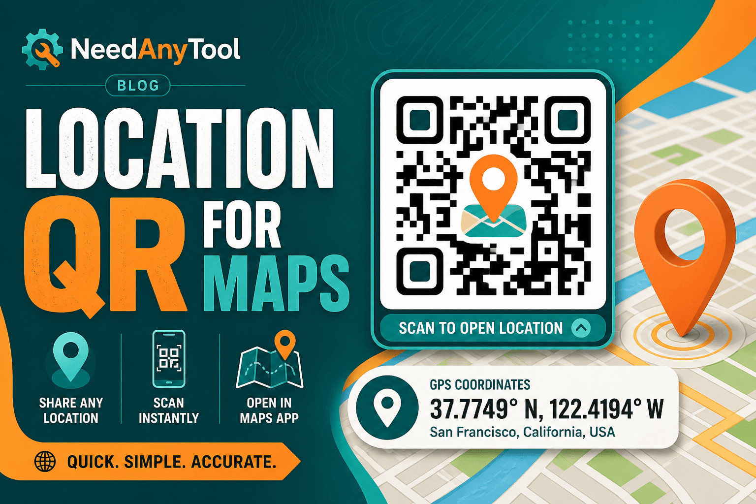 Drop a Pin: Location QR for Maps — NeedAnyTool