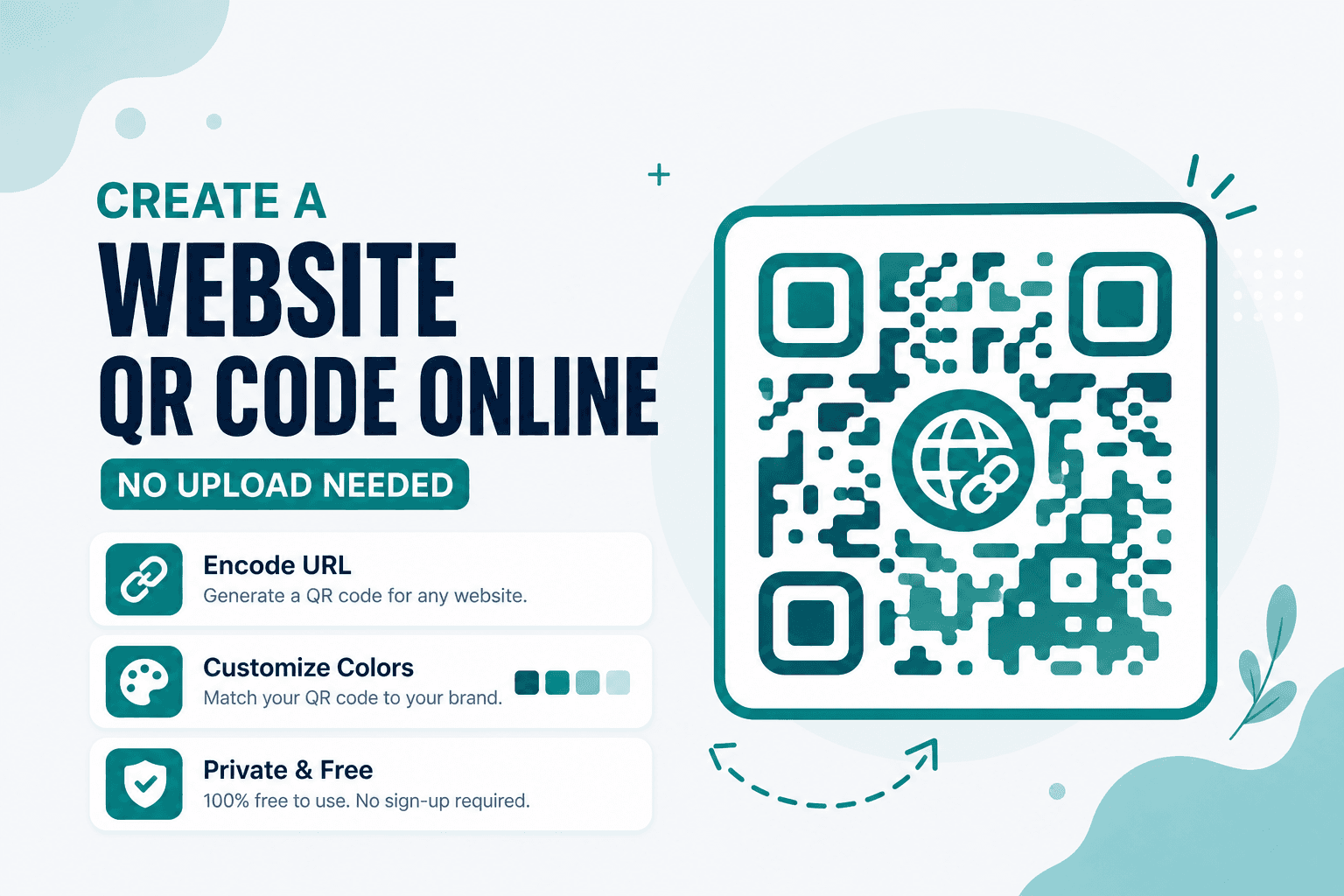 Create a website QR code online with NeedAnyTool