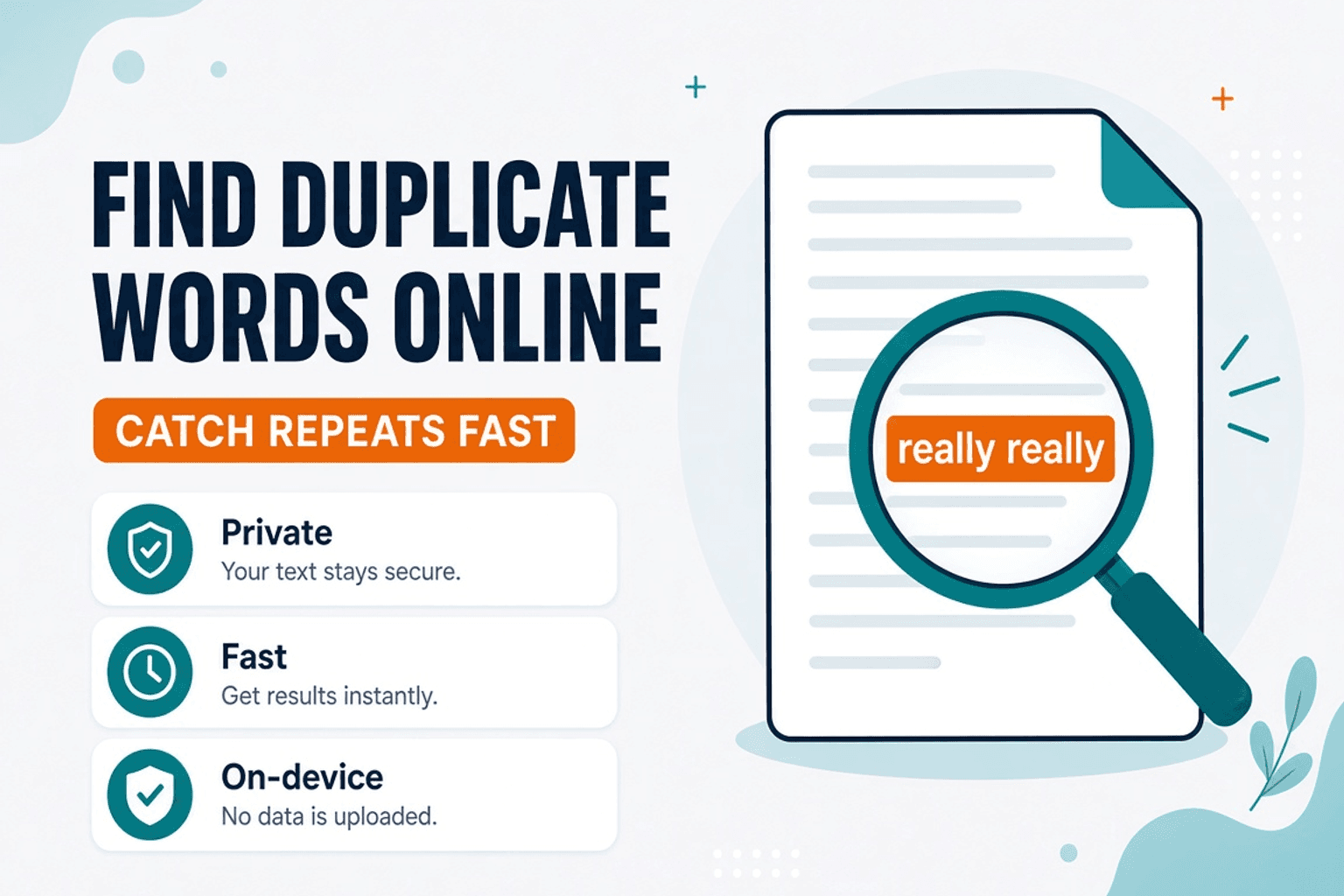 Find Duplicate Words Online — Catch Repeated Phrases — NeedAnyTool