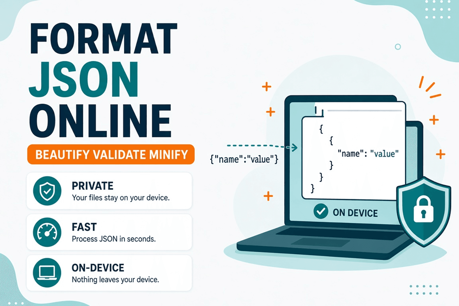 Format JSON Online — Beautify, Validate & Minify — NeedAnyTool