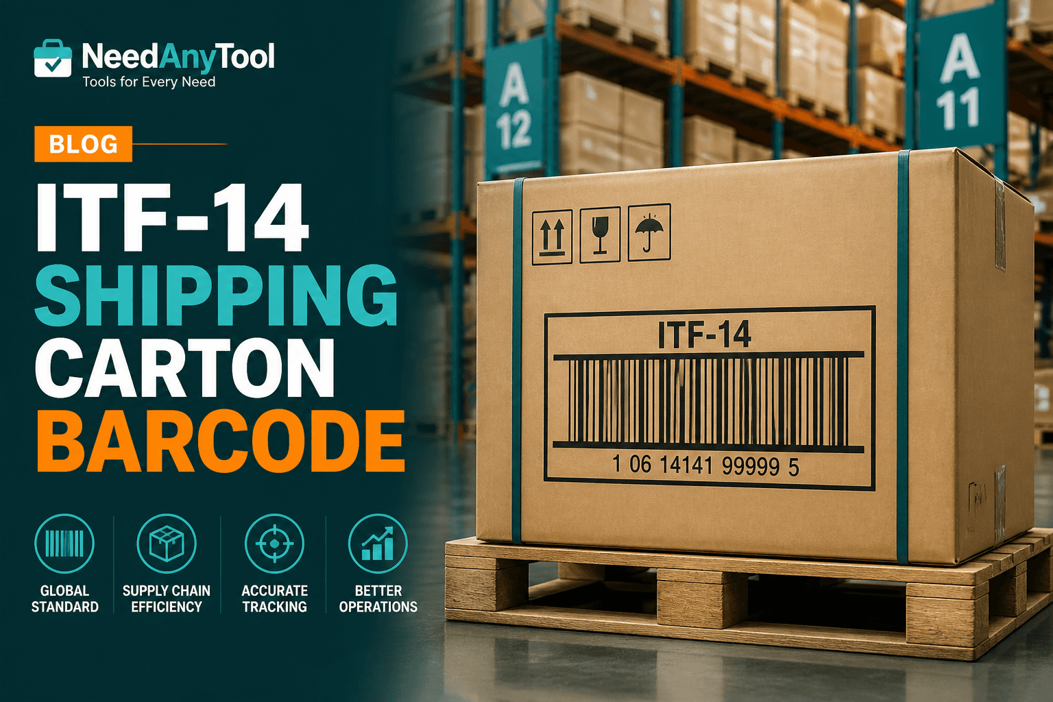 ITF-14 Barcodes for Shipping Cartons — NeedAnyTool