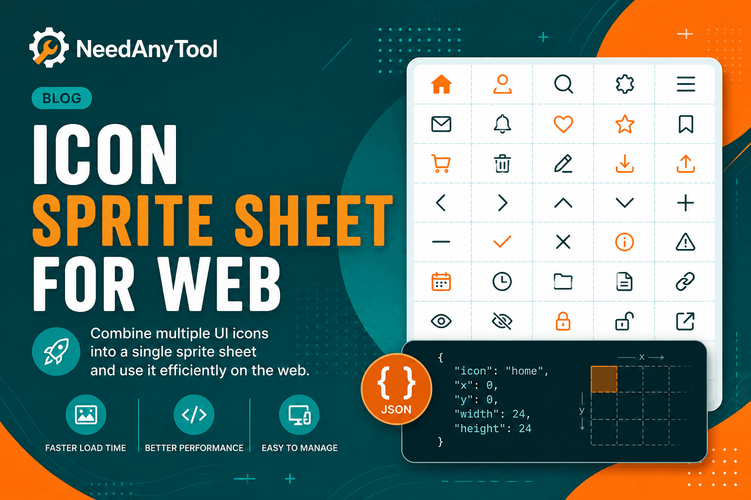 Build an Icon Sprite Sheet for Faster Websites — NeedAnyTool