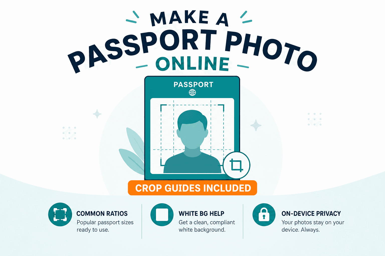 Make a passport photo online with NeedAnyTool