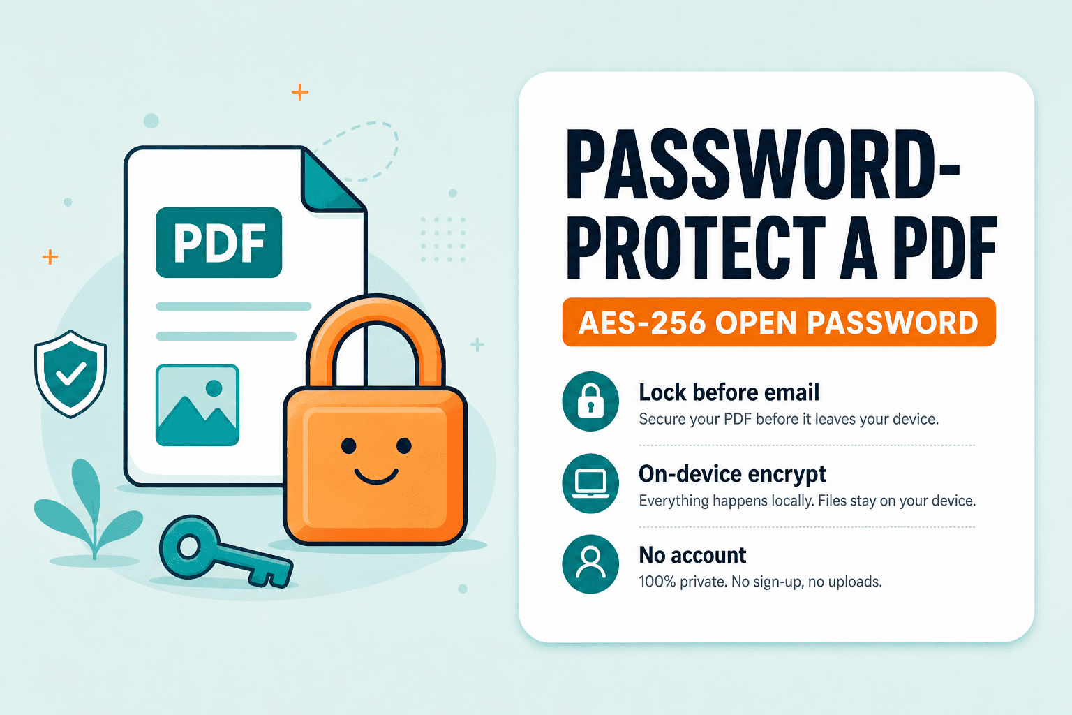 Password-protect a PDF with NeedAnyTool Protect tool