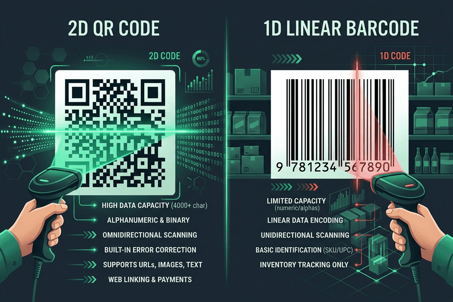 QR Code vs Barcode: Which Should You Use — NeedAnyTool