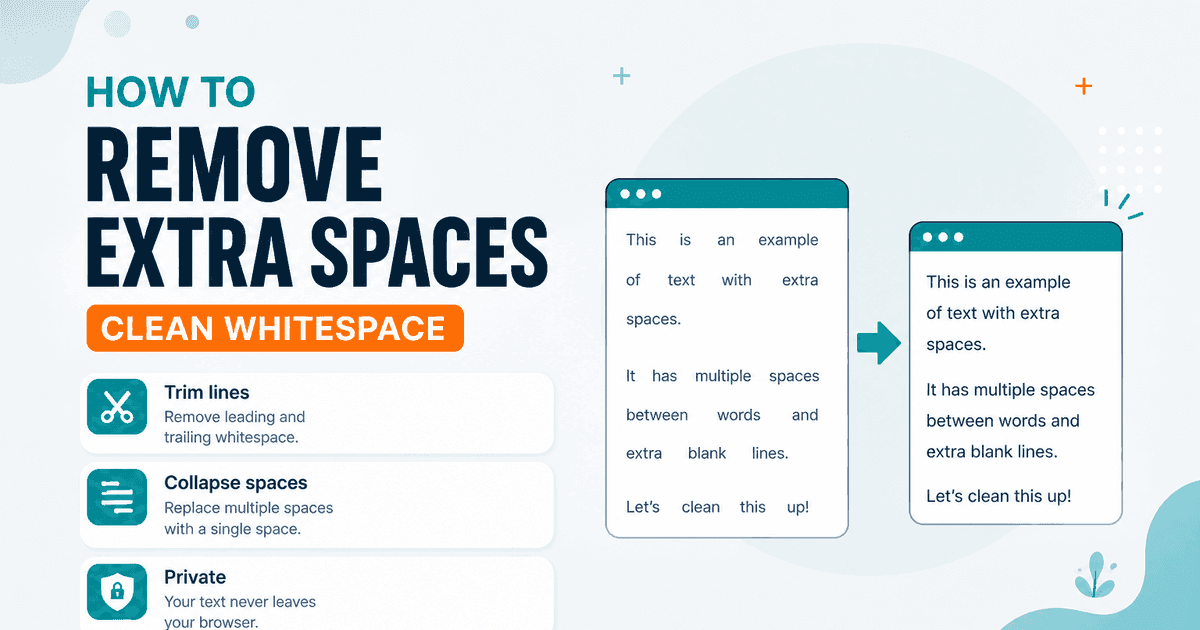 Remove extra spaces online with NeedAnyTool