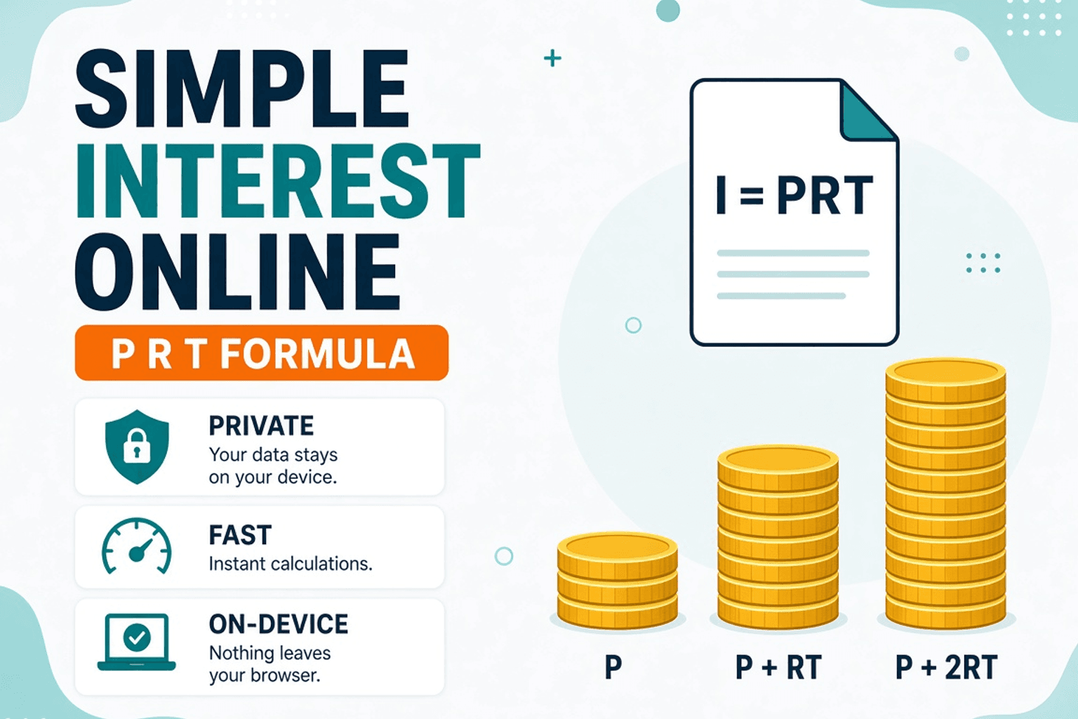 Simple Interest Calculator Online — NeedAnyTool