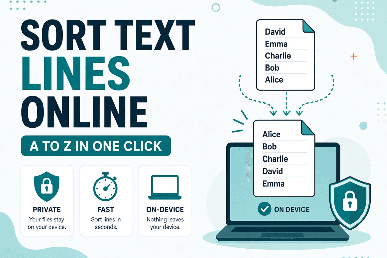 Sort Text Lines Online — A–Z Lists in One Click — NeedAnyTool