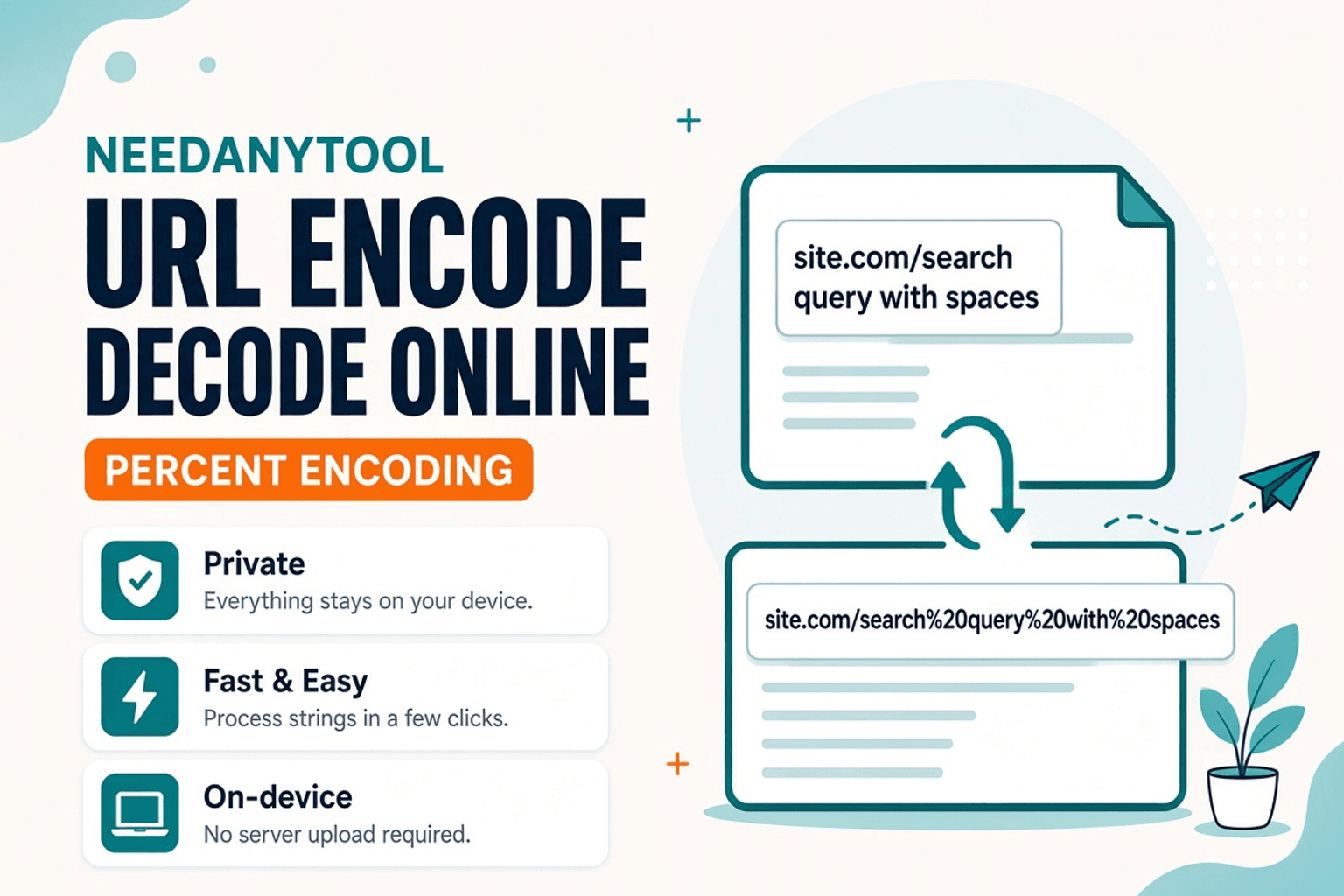 URL Encode and Decode Online — NeedAnyTool