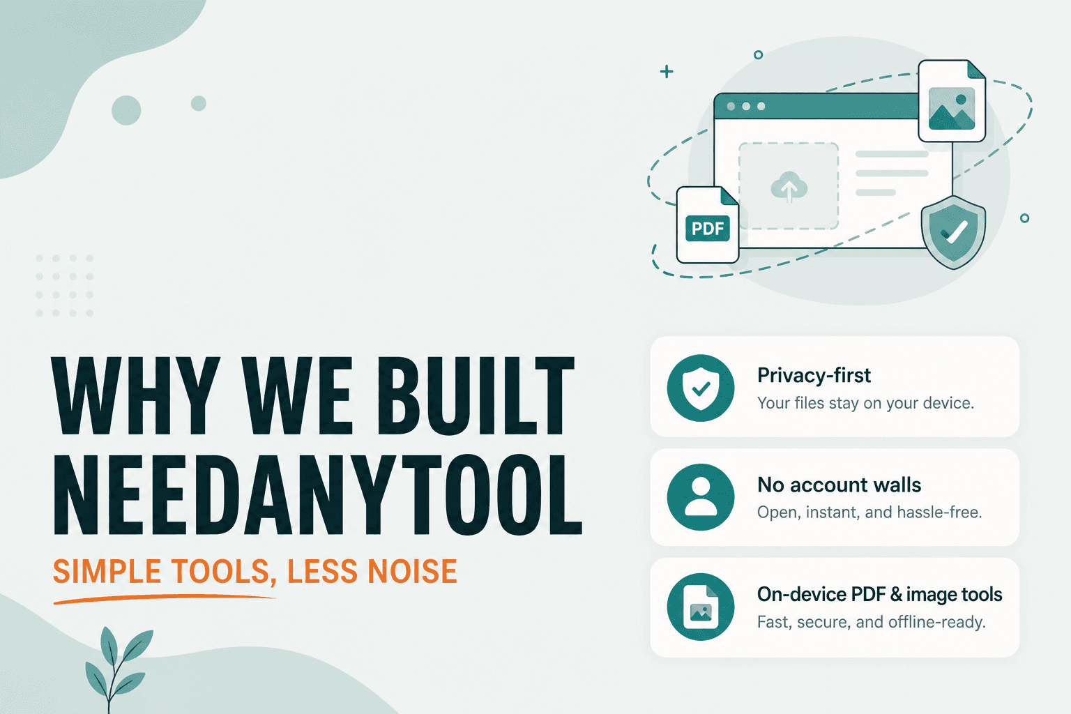 NeedAnyTool — simple online tools