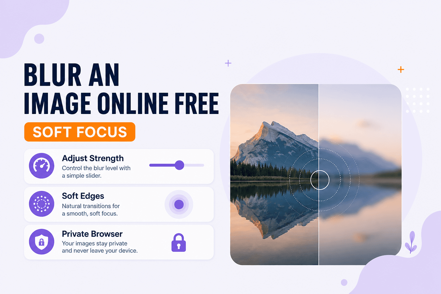 Blur an image online with NeedAnyTool