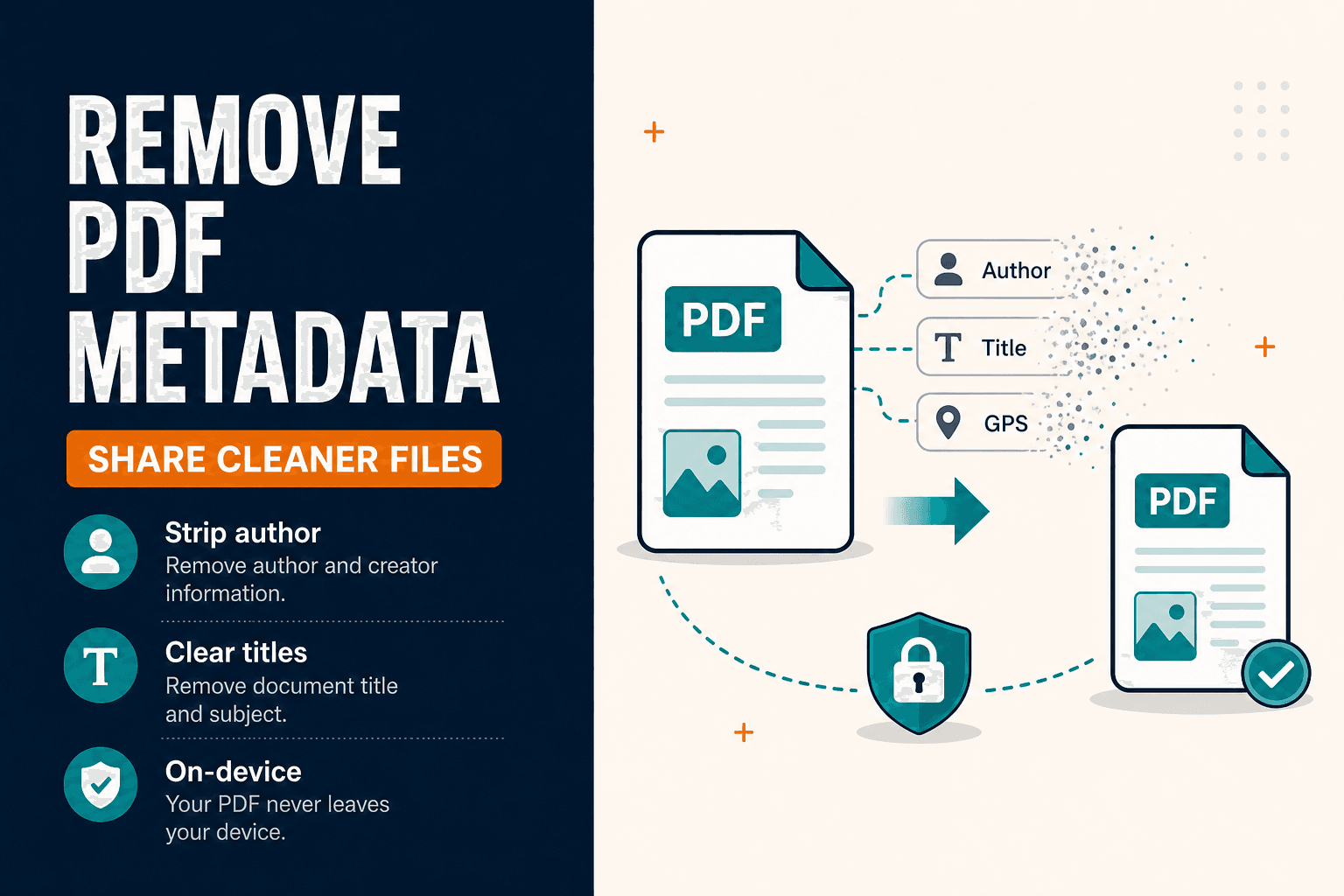 Remove PDF metadata with NeedAnyTool