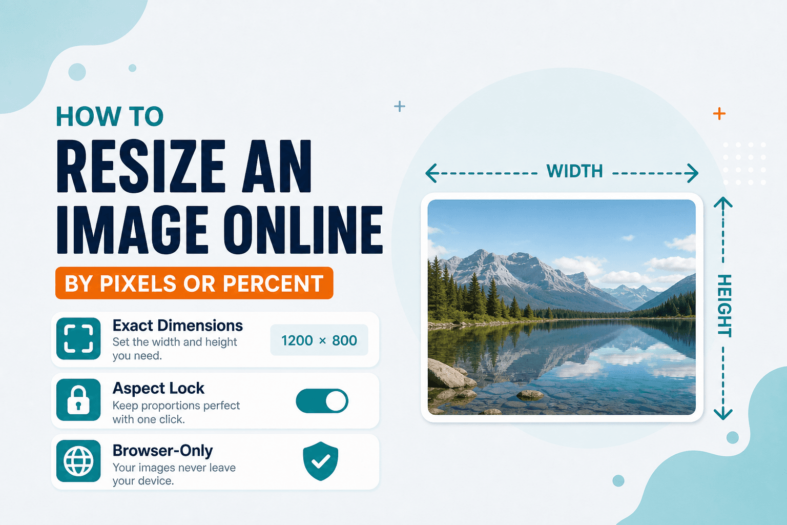 Resize an image online with NeedAnyTool